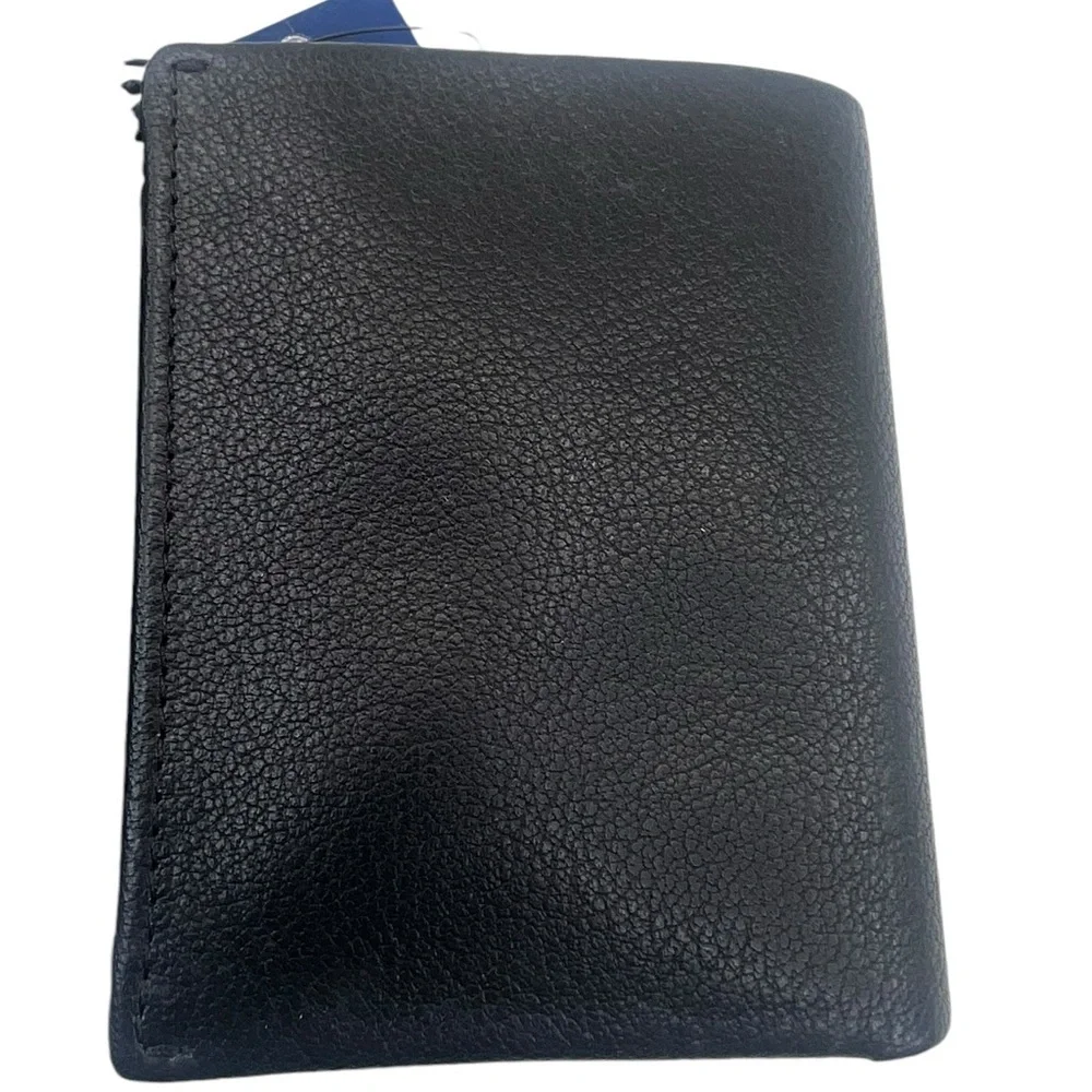 Kangol Men’s Black Genuine Leather Wallet